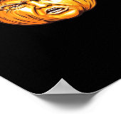 面白いハロウィーンパンプキン政治的パロディDonald Tr ポスター (角)