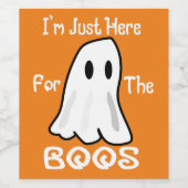 面白いハロウィーンパンワインラベル ワインラベル (シングルラベル)