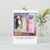 面白いハロウィーンパーティの招待状「斑点」 招待状 (スタンド正面)