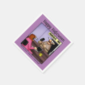 面白いハロウィーンパーティーナプキンス スタンダードカクテルナプキン (角)