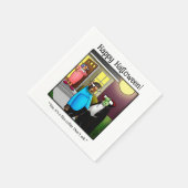 面白いハロウィーンパーティーナプキンス スタンダードカクテルナプキン (角)