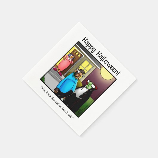 面白いハロウィーンパーティーナプキンス スタンダードカクテルナプキン (角)