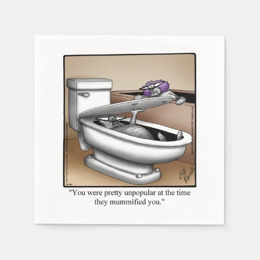 面白いハロウィーンパーティーナプキンス スタンダードカクテルナプキン (正面)