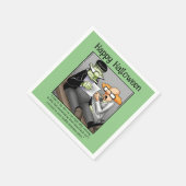 面白いハロウィーンパーティーナプキンス スタンダードカクテルナプキン (角)