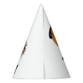 面白いハロウィーンパーティーハットウィッチパンプキ飛んでいるン パーティーハット (裏面)