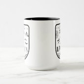 面白いハロウィーンパーティーブラックハットウィッチブロムスティック マグカップ (中央)