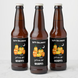 面白いハロウィーンパーティー飲カボチャ ビールラベル