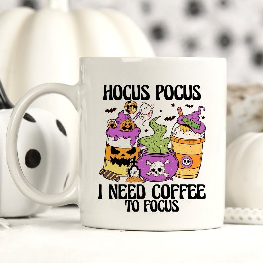 面白いハロウィーンフカスポカスことわざ コーヒーマグカップ