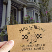 面白いハロウィーンブーフィー幽霊差出人住所 セルフインキングスタンプ