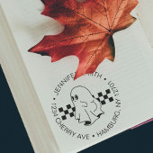 面白いハロウィーンブーフィー幽霊差出人住所 ラバースタンプ