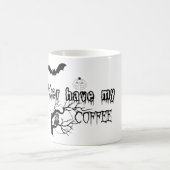 面白いハロウィーンマグデザイン コーヒーマグカップ (中央)