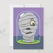 面白いハロウィーンミイムカードまたは招待状 招待状 (正面)