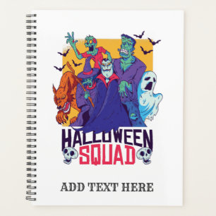 面白いハロウィーンモンスターズ分隊ドラキュラゾンビ プランナー手帳