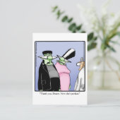 面白いハロウィーンユーモアのはがき ポストカード (スタンド正面)