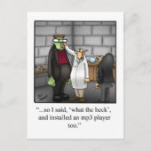 面白いハロウィーンユーモアのはがき ポストカード (正面)