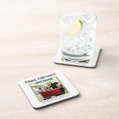 面白いハロウィーンユーモアのコースター コースター (右側)