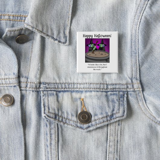 面白いハロウィーンユーモアのボタンギフト/好意 缶バッジ (インサイチュ)