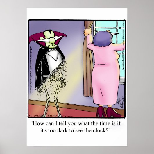 面白いハロウィーンユーモアのポスター ポスター (正面)