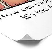 面白いハロウィーンユーモアのポスター ポスター (角)