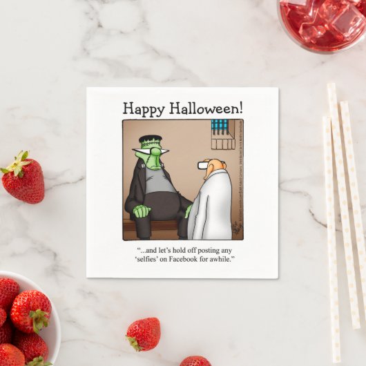 面白いハロウィーンユーモアカクテルナプキン スタンダードカクテルナプキン (インサイチュ)