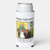 面白いハロウィーンユーモアクーラーボックスギフト スリム缶クーラー (Seltzer正面)