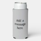 面白いハロウィーンユーモアクーラーボックスギフト スリム缶クーラー (Seltzer裏面)