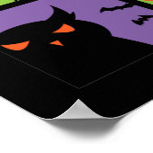 面白いハロウィーン今年の最も素晴らしい時間 ポスター (角)