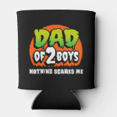 面白いハロウィーン何も怖い2男の子のパパ 缶クーラー (裏面)