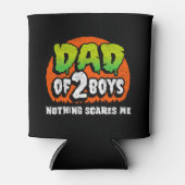 面白いハロウィーン何も怖い2男の子のパパ 缶クーラー (正面)