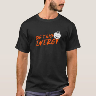 面白いハロウィーン大きなトリックのエネルギーディックBDEカボチャ Tシャツ