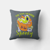 面白いハロウィーン幽霊は今シーズン不気味である クッション (裏面)