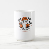 面白いハロウィーン幽霊ブージェ幽霊forハロウィーン コーヒーマグカップ (中央)