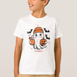 面白いハロウィーン幽霊ブージェ幽霊forハロウィーン tシャツ