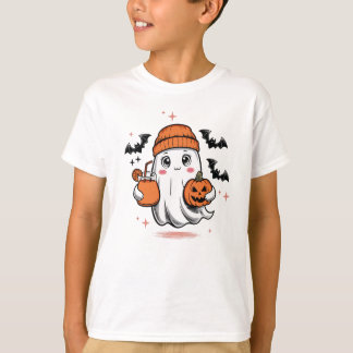 面白いハロウィーン幽霊ブージェ幽霊forハロウィーン tシャツ