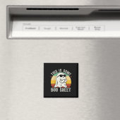 面白いハロウィーン幽霊衣装ヴィンテージメンズ女性 マグネット (インサイチュ (食洗機))