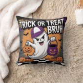 面白いハロウィーン幽霊&カボチャ クッション (ブランケット)