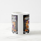 面白いハロウィーン幽霊&カボチャ コーヒーマグカップ (中央)