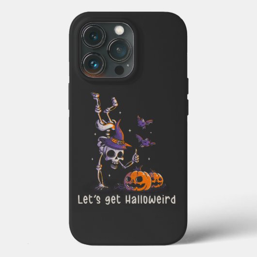 面白いハロウィーン引用文ハロウィックプリンを手に入れよう Case-Mate iPhoneケース (裏面)