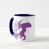 面白いハロウィーン引用文悪い邪悪な魔女のユーモア マグカップ (正面左)