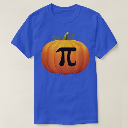 面白いハロウィーン数学プンパンプキンパイ Tシャツ (デザイン正面)