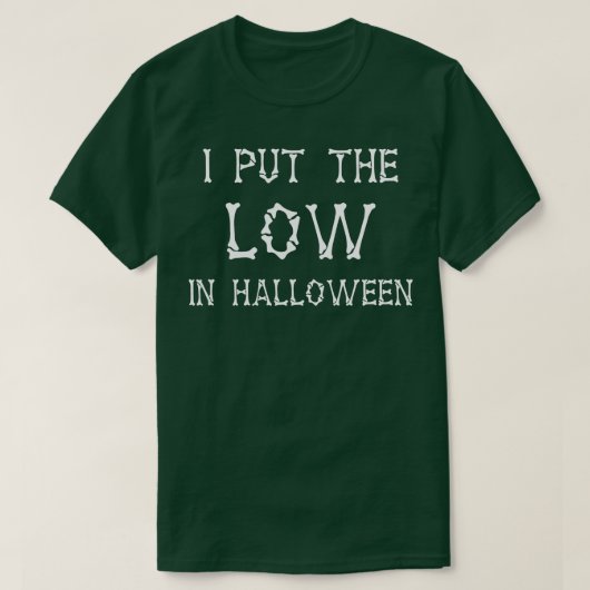 面白いハロウィーン最後の分コスチュームハロウィンコスチューム Tシャツ (デザイン正面)