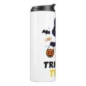 面白いハロウィーン猫の衣装ハロウィンプレゼント タンブラー (回転左)