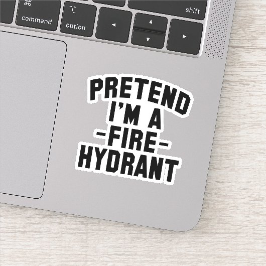 面白いハロウィーン私は消火栓 シール (詳細)