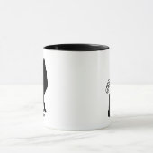 面白いハロウィーン良い魔女ブラックキャットマグ マグカップ (中央)