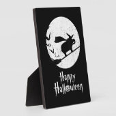 面白いハロウィーン衣装ウィッチヒッポラバーギフト フォトプラーク (側面)