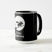 面白いハロウィーン衣装ウィッチヒッポラバーギフト マグカップ (正面右)