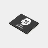面白いハロウィーン衣装ウィッチホイペット犬の恋人ギ ポストイット (アングル)