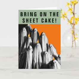 面白いハロウィーン誕生日カード カード