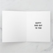 面白いハロウィーン誕生日 カード (内部)