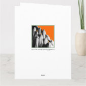 面白いハロウィーン誕生日 カード (裏面)